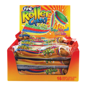 Fini Roller Crazy Fizz Rainbow 80g x 16