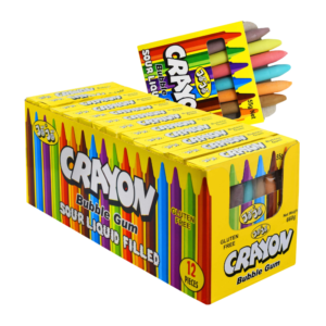 Jojo Crayon Bubble Gum 55g x 12