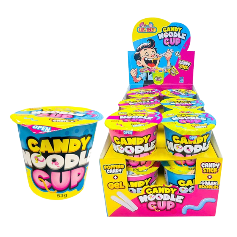 Kids Frenzy Candy Noodle Cup 53g x 12