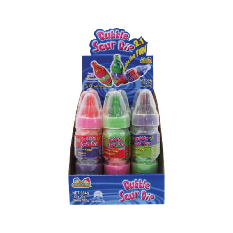 Kidsmania Dubble Sour Dip 32g x 12