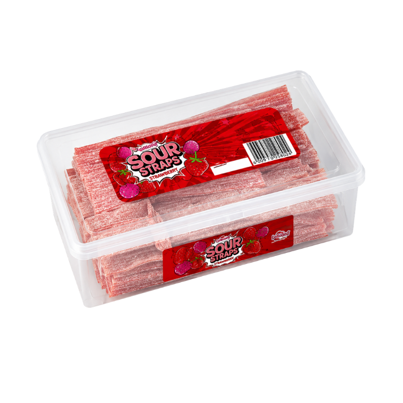 Lolliland Sour Straps Strawberry 1.2kg x 1