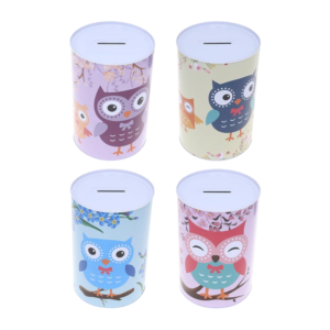 Money Tin Owl 10cm x 15cm