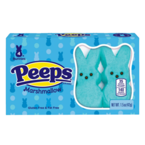 Peeps Blue Marshmallow Bunnies 4PK x 1