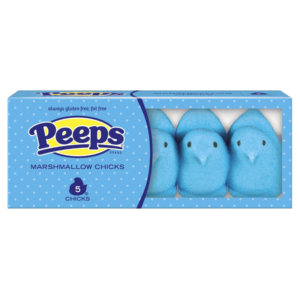 Peeps Blue Marshmallow Chicks 5PK x 1