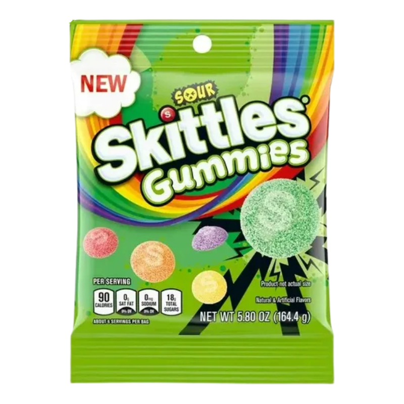 Skittles Gummies Sour 164g x 12