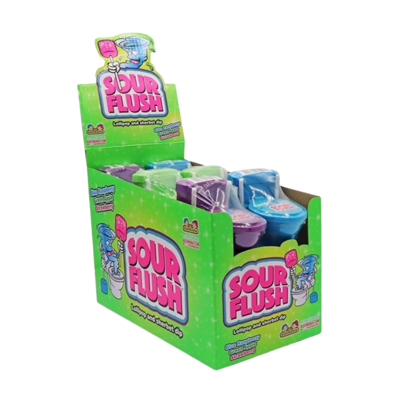 Sour Flush Candy Powder Dip 39g x 12