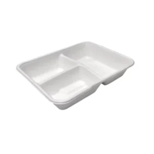Sugarcane 3 Compartment Tray x 200