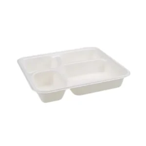 Sugarcane 4 Compartment Tray x 200