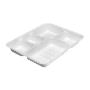 Sugarcane 5 Compartment Tray x 200