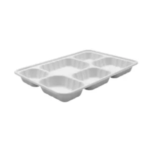 Sugarcane 6 Compartment Tray x 200