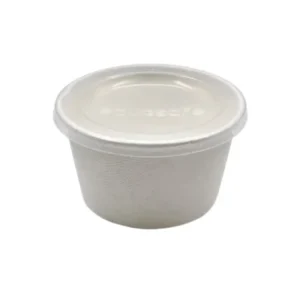 Sugarcane Bowl PP Lid 8.5oz x 600