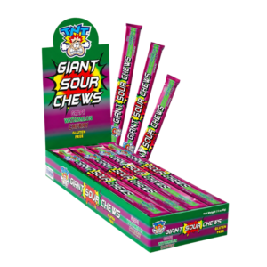 TNT Giant Sour Chews Grape Watermelon 40g x 24