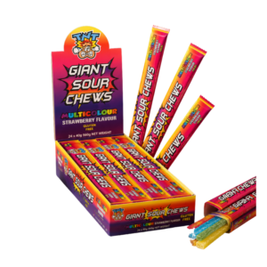 TNT Giant Sour Chews Multicolour 40g x 24
