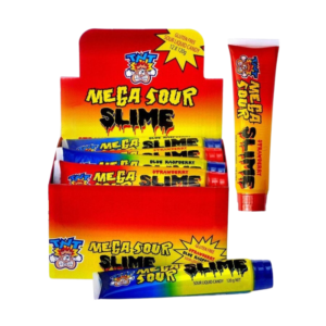 TNT Mega Sour Slime 120ml x 12 (Sour Rasp/Sour Strawberry)