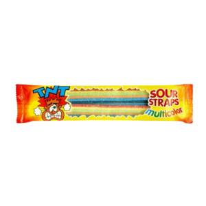 TNT Sour Straps Multicolour 57g x 18