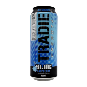 Tradie Energy Drink Blue Raspberry 500ml x 12