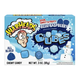 Warheads Theatre Box Blue Raspberry Cubes 85g x 12