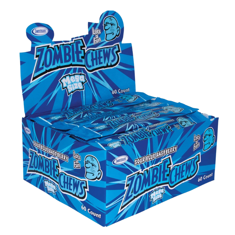 Zombie Chews Blue Raspberry 28g x 72