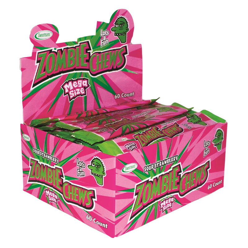 Zombie Chews Strawberry 28g x 72