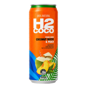 H2 Coco Coconut Water & Peach 500ml x 12
