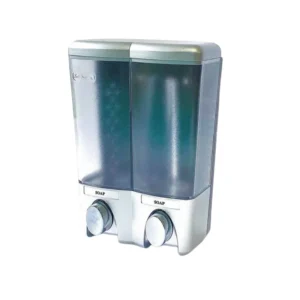 Plastic Dual Soap Dispenser 500ml x 2