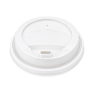 Coffee Cup White Spout Lid 90mm x 1000