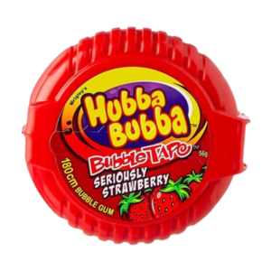 Hubba Bubba Tape Strawberry 56g x 12