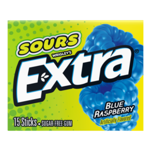 Extra Sour Blue Raspberry 15Stk x 10